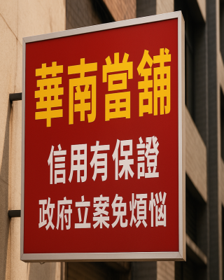 資金急用、臨時需要錢,有困難找華南,借錢好商量、還款沒壓力!讓台南安南當舖推薦的華南當舖幫你渡過難關!